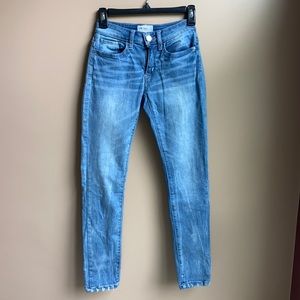 BKE Stella Mid-Rise Ankle Skinny light wash jeans